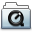 QuickTime Folder Graphite Smooth Icon 32x32 png